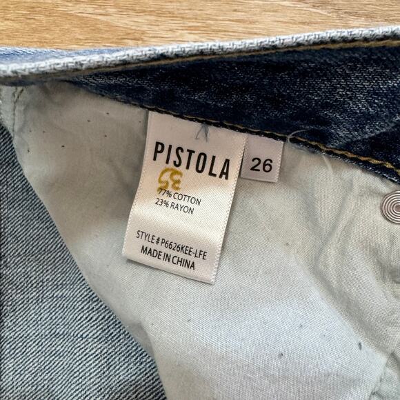 Pistola Presley High Rise Girlfriend Jeans- Size 26 - Picture 4 of 9